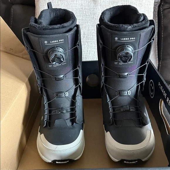 Ride Lasso Pro Men's Black snowboard boots - Picture 4 of 7